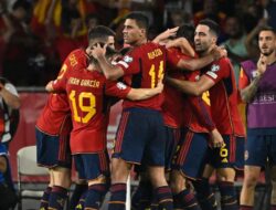 SPANYOL 2-0 SKOTLANDIA – ALVARO MORATA DAN OIHAN SANCET MEMBERIKAN KEMENANGAN BESAR BAGI SPANYOL ATAS PEMIMPIN GRUP SKOTLANDIA